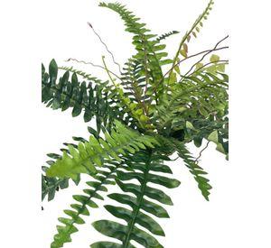 Helecho Boston 50cm Artificial | Estilo Natural para Interiores y Vitrinas