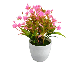 Planta artificial macetero 23 cm decoración