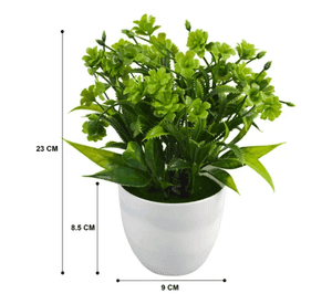 Planta artificial macetero 23 cm decoración