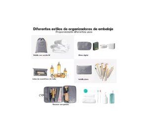 Set de 7 organizadores de equipaje, color rosado