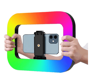 Aro Luz Multicolor Rgb Inalambrico Para Grabacion Celular