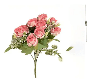 Ramo rosas artificiales pack decoración
