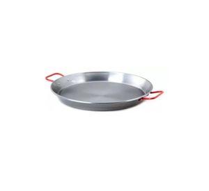 Paellera Valenciana - 34 cm, Acero, 6 Porciones, Garcima