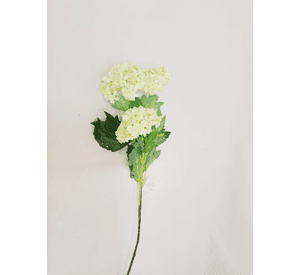 Flor Decorativa Corel Rama Bola De Nieve Verde 81cm