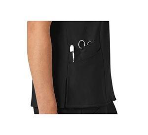 POLERA CLÍNICA MUJER WONDERWINK 6155 BLACK