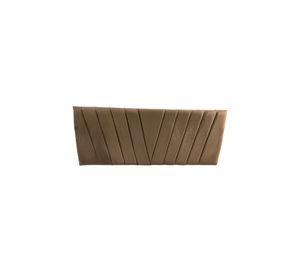 Respaldo Elegante Super King Capitone 200x60 CM Beige Felpa