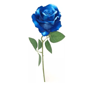 Rosas artificiales realistas varas individuales
