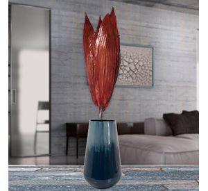 Arreglo Decorativo Ramo Aspidistra Rojo Seco 6 Piezas