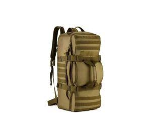 Bolso mochila táctico militar Molle 60L color café