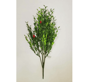 Ramo Boj Con Frutos Rojos 41Cm