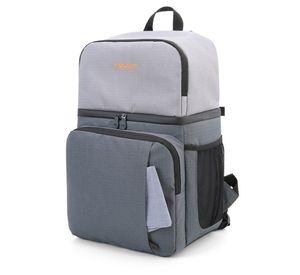 TOURIT Mochila térmica doble cubierta 28L - Gris