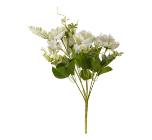 Ramos rosas artificiales pack 2 uds 28 cm