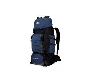 Mochila 90L camping outdoor trekking color azul oscuro