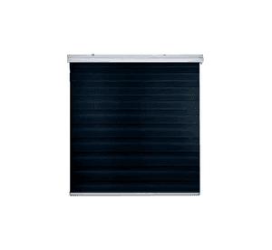 Cortina Roller Duo Zebra Día Noche 80x200cm Negro