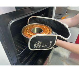 Guantes dobles de horno, toma olla, guantes de cocina