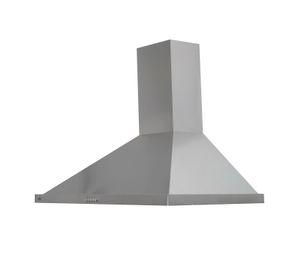Campana decorativa Piramidal acero Inox 90 cm, 3 Velocidades