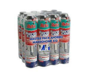 Pack 12 Akfix Thermcoat Espuma Aislamiento Termico Proyectad