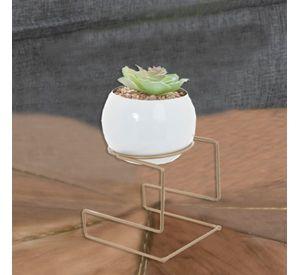 Suculenta Decorativa Bola Pedestal