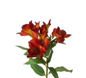 Flor Astromelia Naranja 63cm