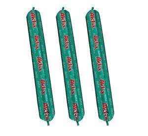 Pack 3 Sellador Poliuretano Akfix 647fc Carroceria Rapido