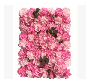 Flores artificiales oweru guirnalda panel pared