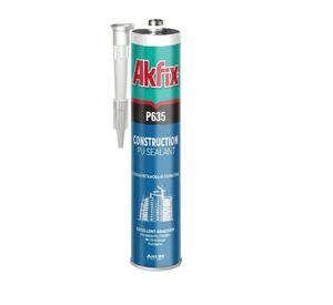 Sellador Poliuretano Akfix P635 Negro 310ml Juntas Hormigon