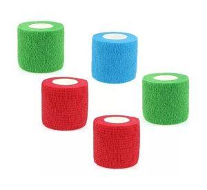 Pack 5 Venda Autoadherente Compatible Con Coban 5cm X 4.5mt