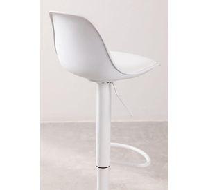 Taburete Eames Base Blanca para Cocina o Bar Blanco