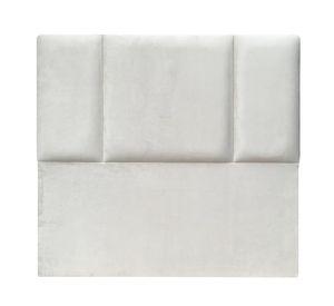 Respaldo de Cama Block Felpa Crema - Queen