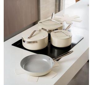 Bateria de Cocina Ceramica Antiadherente HiCook 9 Piezas
