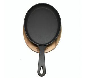SARTEN IRON CAST BASE MADERA WAYU