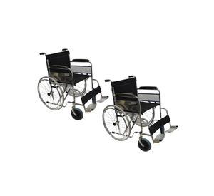Pack 2 Silla de Rueda Sobrepeso Bariátrica Strong 51 cm