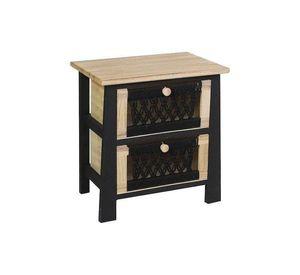 Velador Mesa De Noche Comoda Mueble Dormitorio Tejido 2