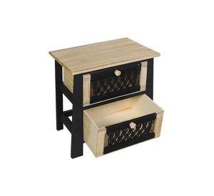 Velador Mesa De Noche Comoda Mueble Dormitorio Tejido 2