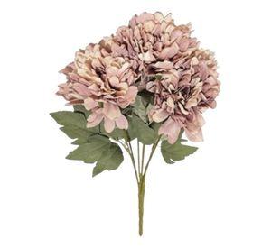 Flores Artificiales Ramo Decorativo Pétalos Capas Adorno Jhn
