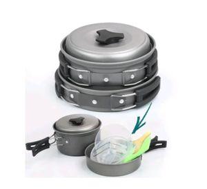 Juego de Ollas De Cocina Camping 6 en 1 SY 200
