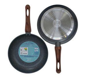 Sarten De Induccion Antiadherente 20cm Con Mango De Madera