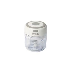 Triturador de Alimentos Blanco Recargable