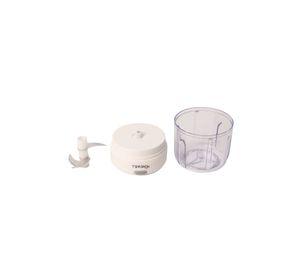 Triturador de Alimentos Blanco Recargable