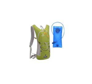 Mochila hidratación + bolsa de agua color verde