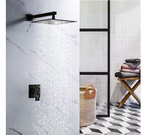 Plato Ducha Cuadrado 10'' Inoxidable 304 negro