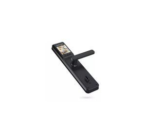 Cerradura Inteligente Tuya Wifi Con Huella Digital y Cámara Negra