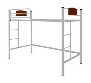 Cama alta child 1 plaza plata