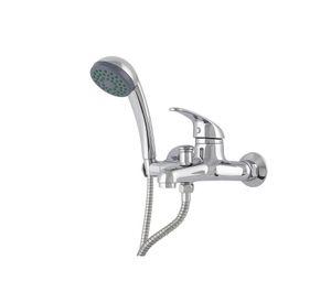 Llave Tina Ducha Monomando Cromada Acero/inox Hoffens