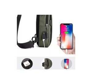 Bolso de pecho banano USB