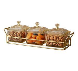 Set 3 Frasco Contenedor Soporte Organizador Decorativo Jhn