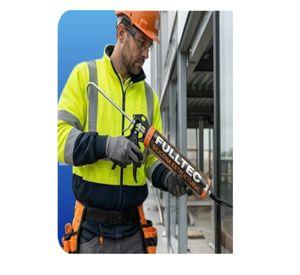 Pack 12 Sellador Poliuretano Estructural Fulltec 600ml Negro