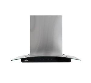 Campana Vidrio Curvo Touch 60 cm, 3 Velocidades