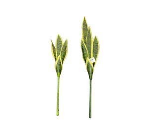 Set 2 Flor Planta Serpiente Hogar Jardin Tienda Realista Lau
