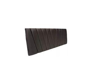 Respaldo Elegante 1 Plaza Capitone 105x60 CM Gris Oscuro Felpa